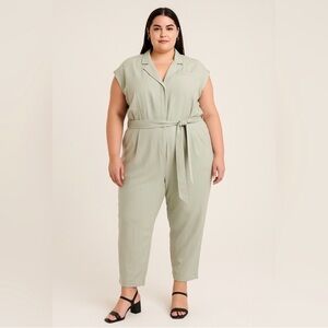 Eloquii Linen Jumpsuit
